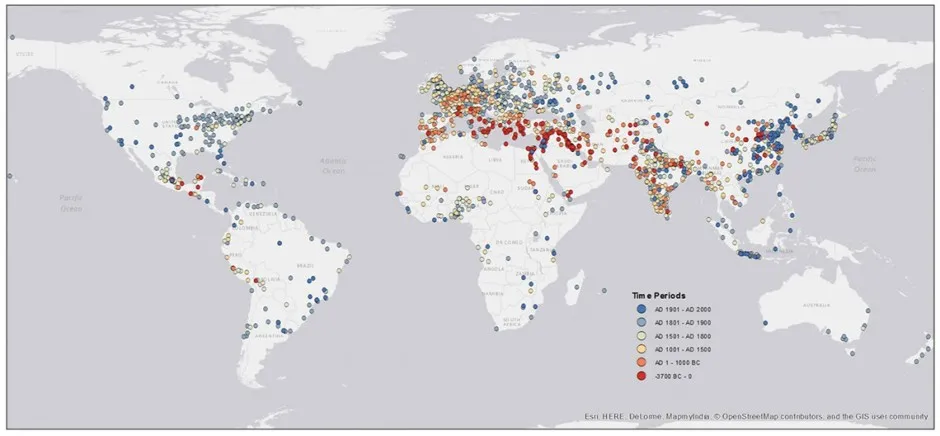 Mapping Cities from 3700 B.C. to 2000 A.D. - Bloomberg