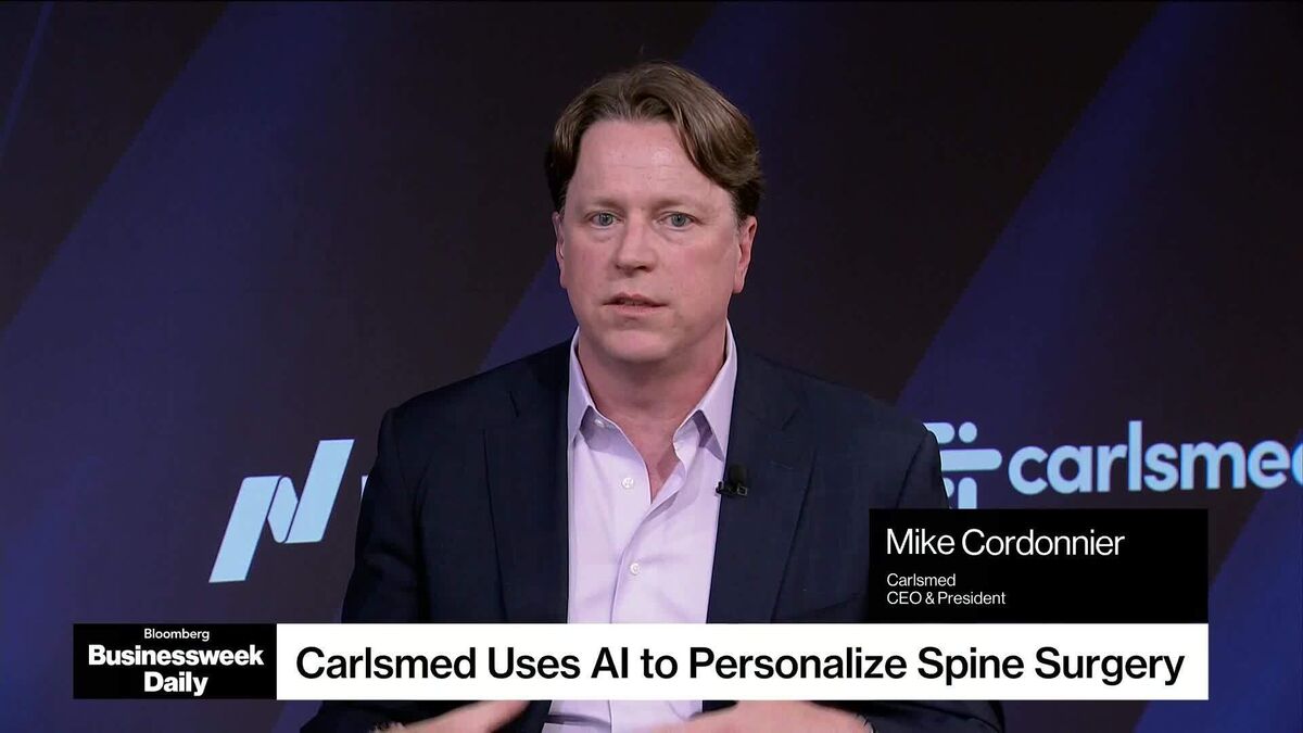 🚨 ⚫️BREAKING: Mike Cordonnier di Carlsmed in diretta su Bloomberg Businessweek Daily al primo giorno di contrattazione