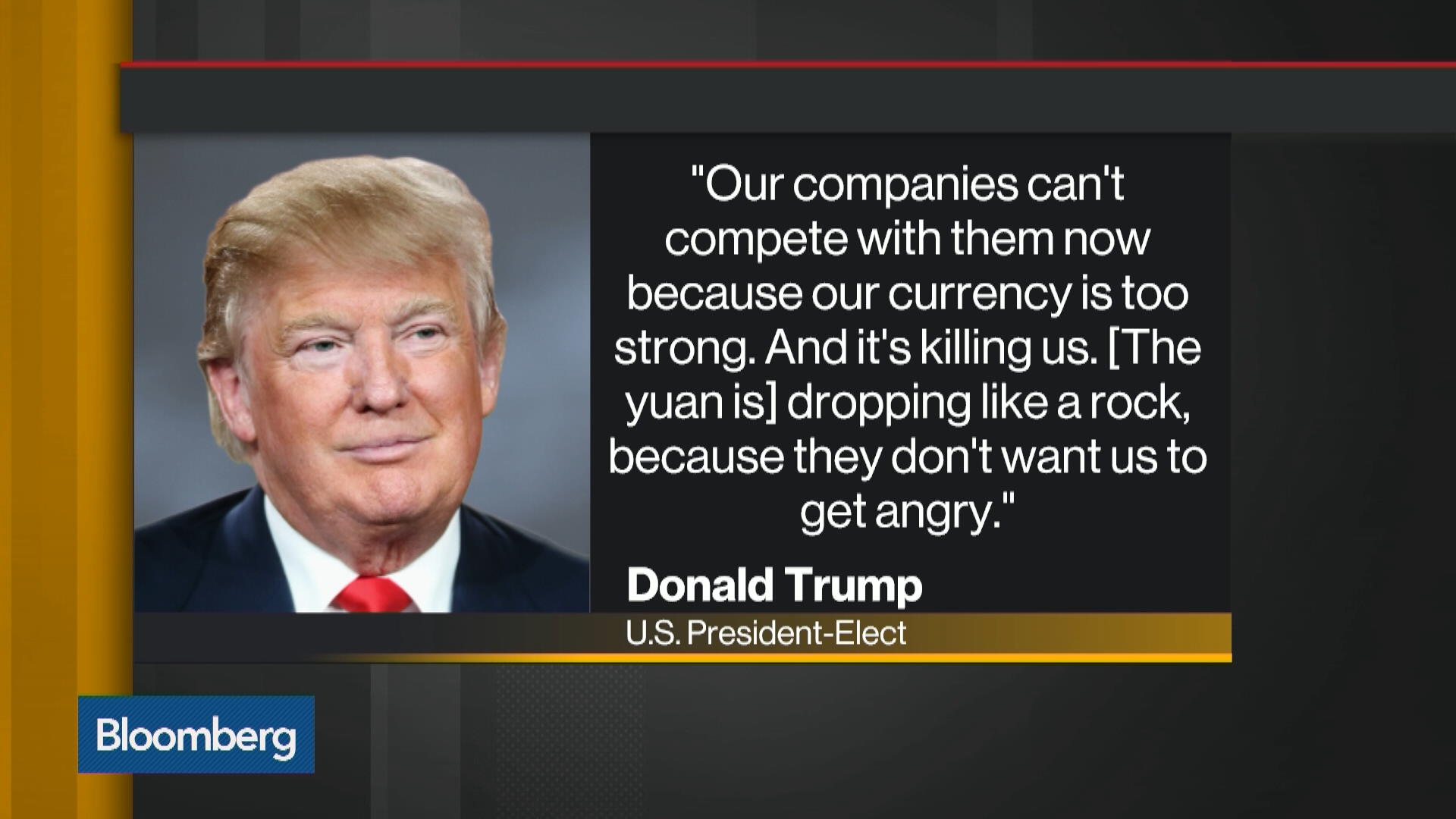 Watch Is Trump Torn Between A Strong And Weak U.S. Dollar? - Bloomberg