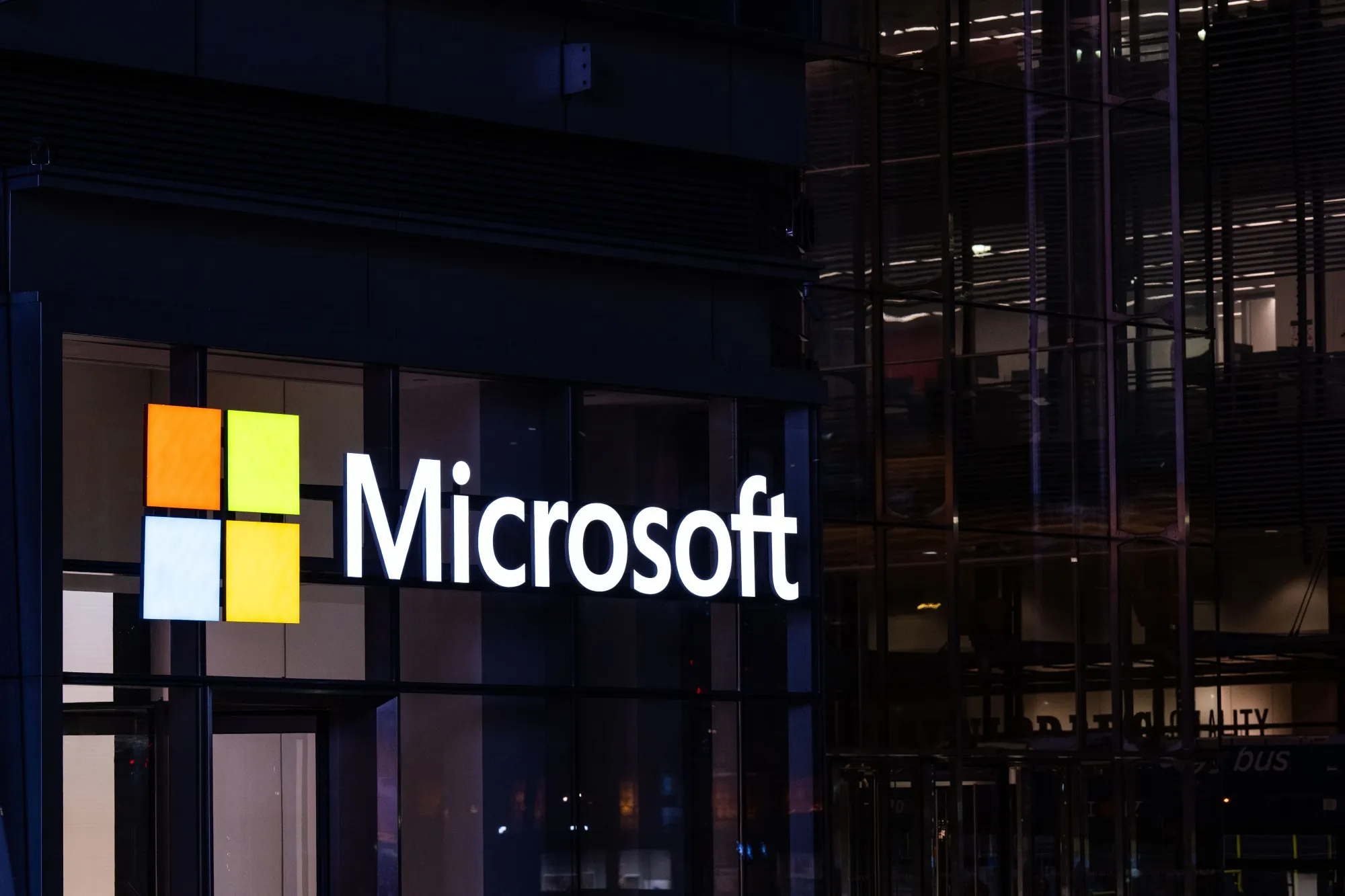 A Microsoft office in New York.