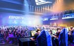 A rendering of the competition arena at Esports Stadium Arlington
