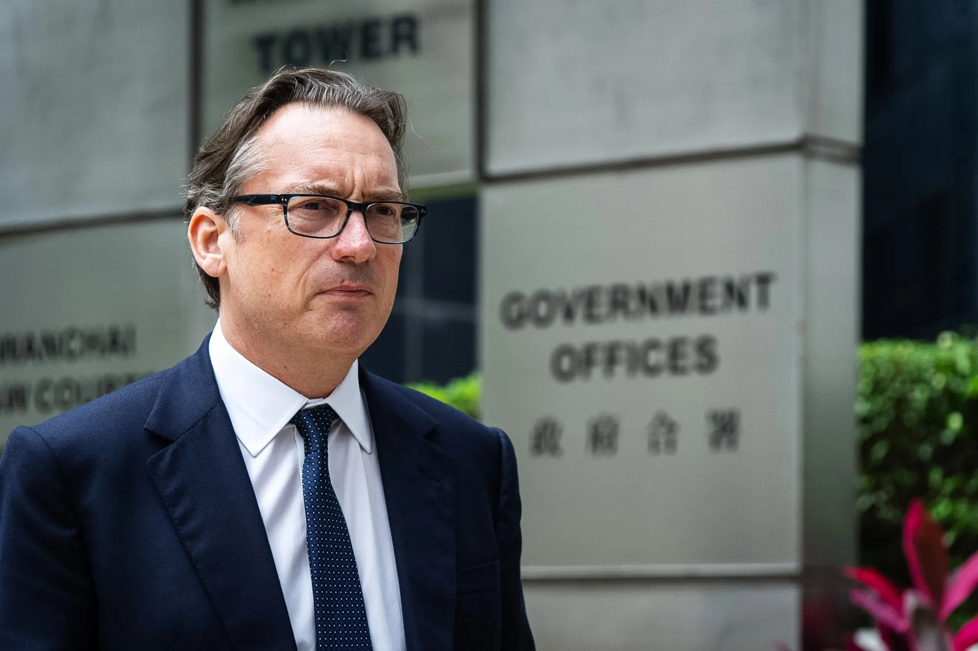 Simon Sadler in Hong Kong on May 4.
