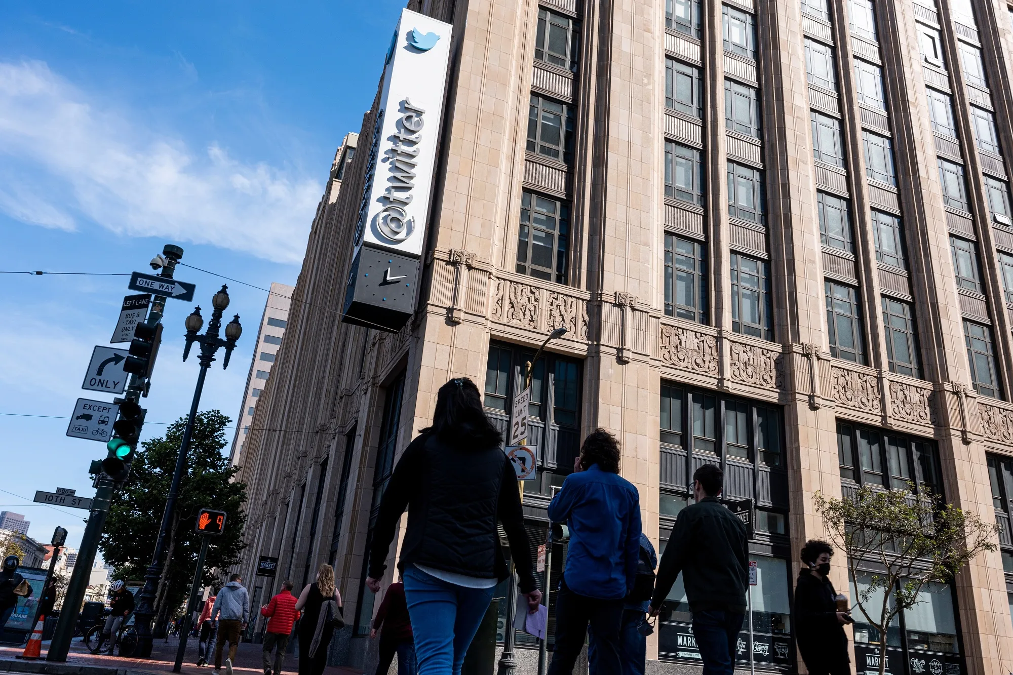 Twitter headquarters in San Francisco.
