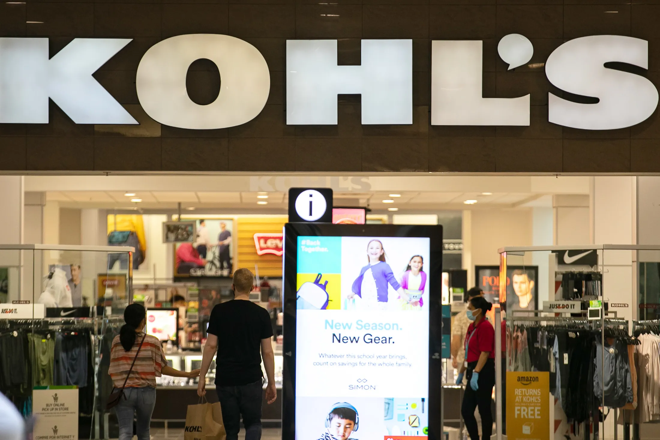 Shoppers at a Kohl's Corp. department store in Jersey City, New Jersey.