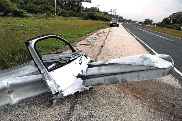 An accident in Park City, Ill., involving a Trinity guardrail and terminal