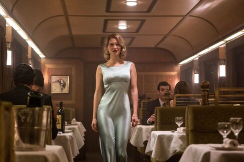 Seydoux's Swann wore a light green gown that allowed for movement during fight scenes, Temime said.