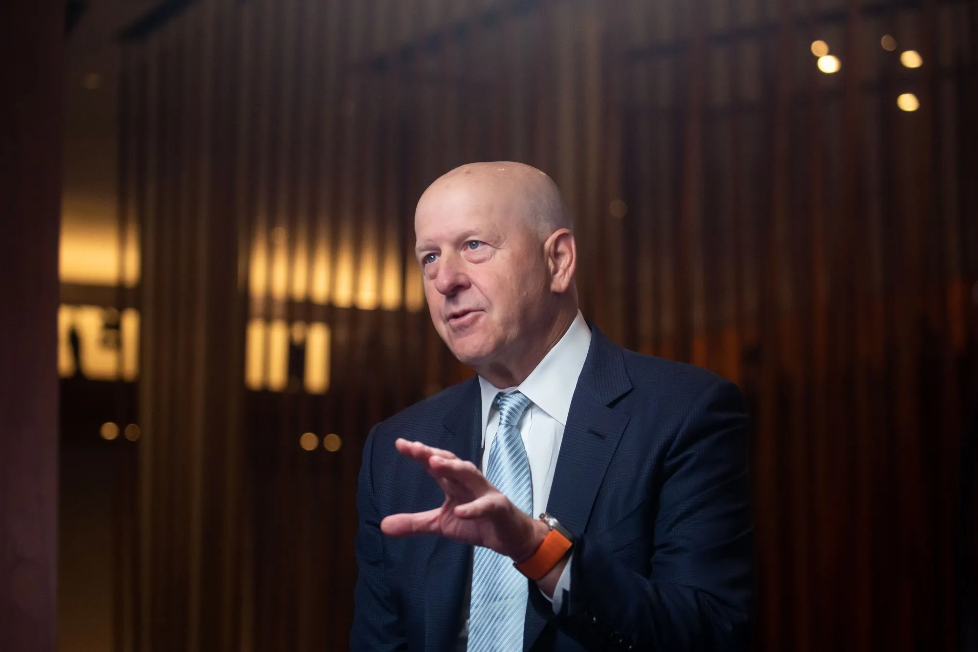 David Solomon in New York, earlier in December. 