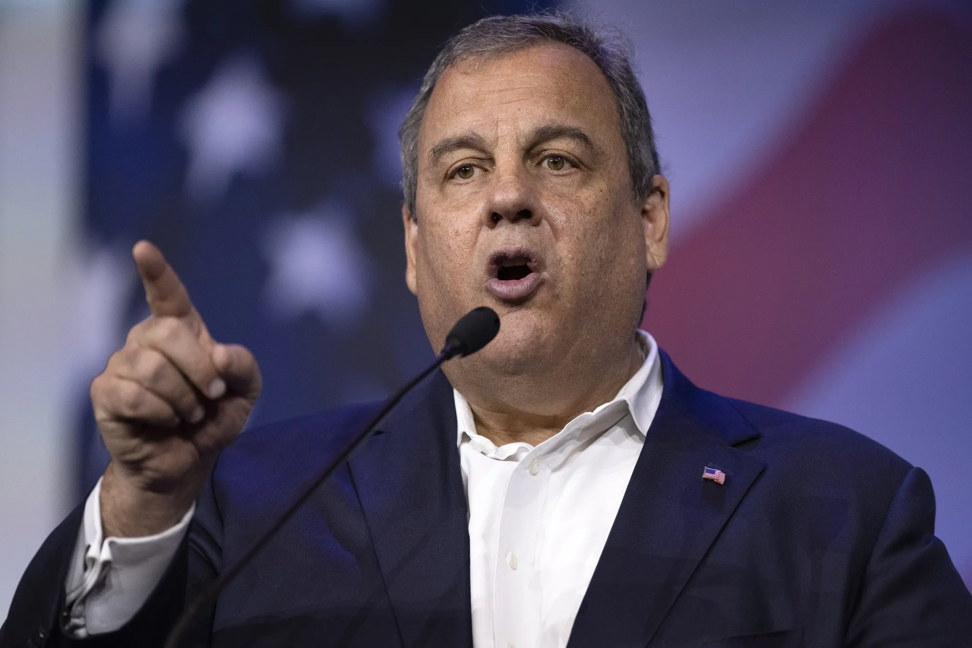 Former New Jersey Governor Chris Christie. The Republican is expected to announce his candidacy for president on June 6.