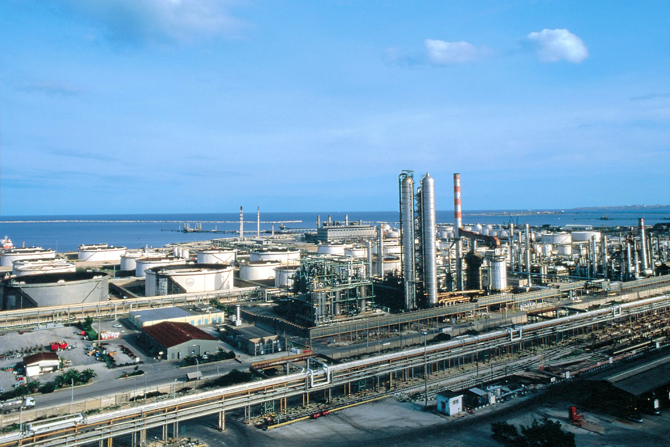 Lukoil PJSC’s oil refinery in Sicily.