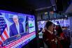 Traders On The Floor Of The New York Stock Exchange As President Trump Holds New Conference