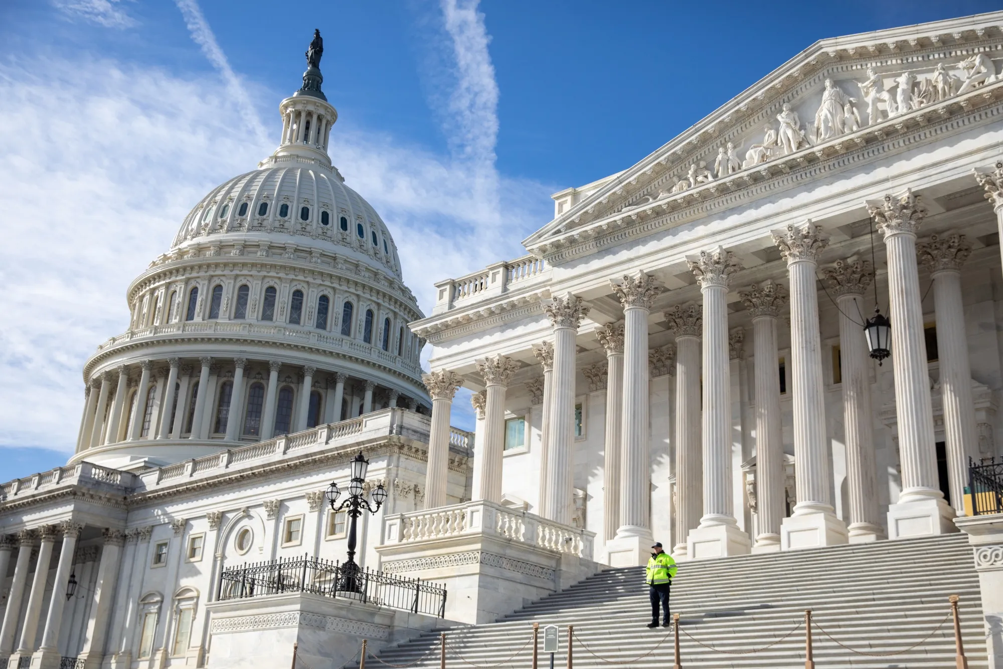 The U.S. Capitol stands in Washington, D.C.
