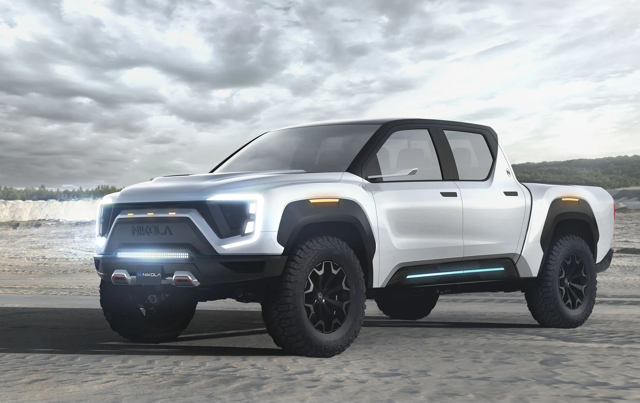 The Nikola battery-powered Badger.