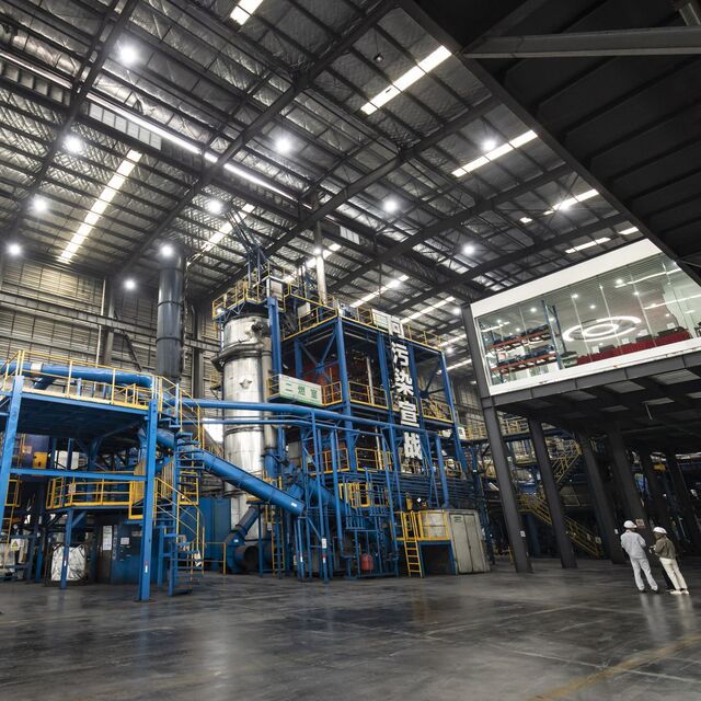 Photo of GEM facility in Jingmen, taken from the inside.