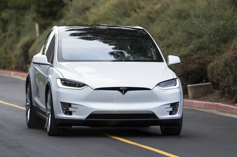 The Tesla Motors Model X SUV