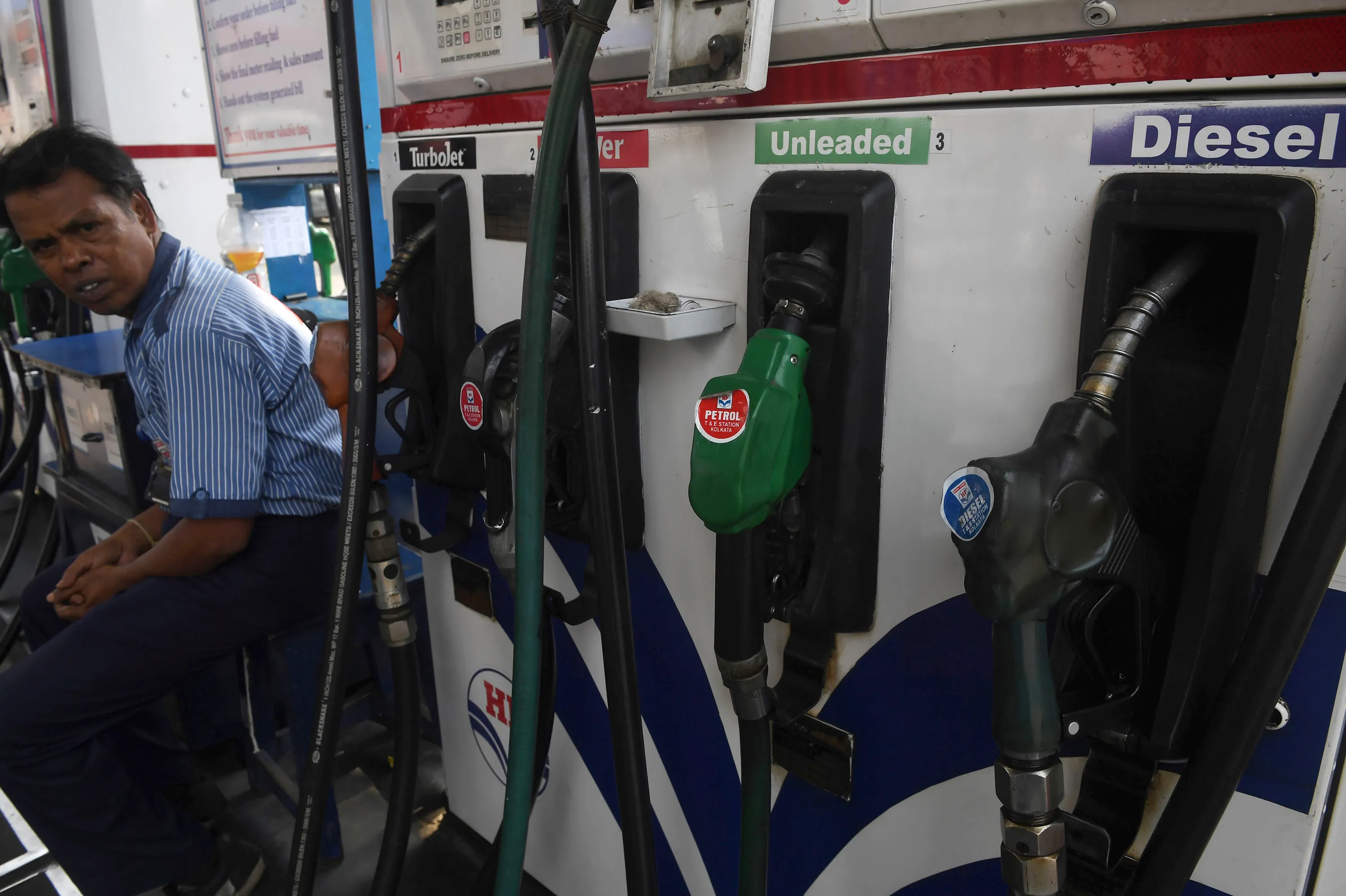The price of discontent, one liter at a time.