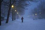 A blizzard in Boston, Massachusetts, on&nbsp;Jan. 29, 2022.&nbsp;