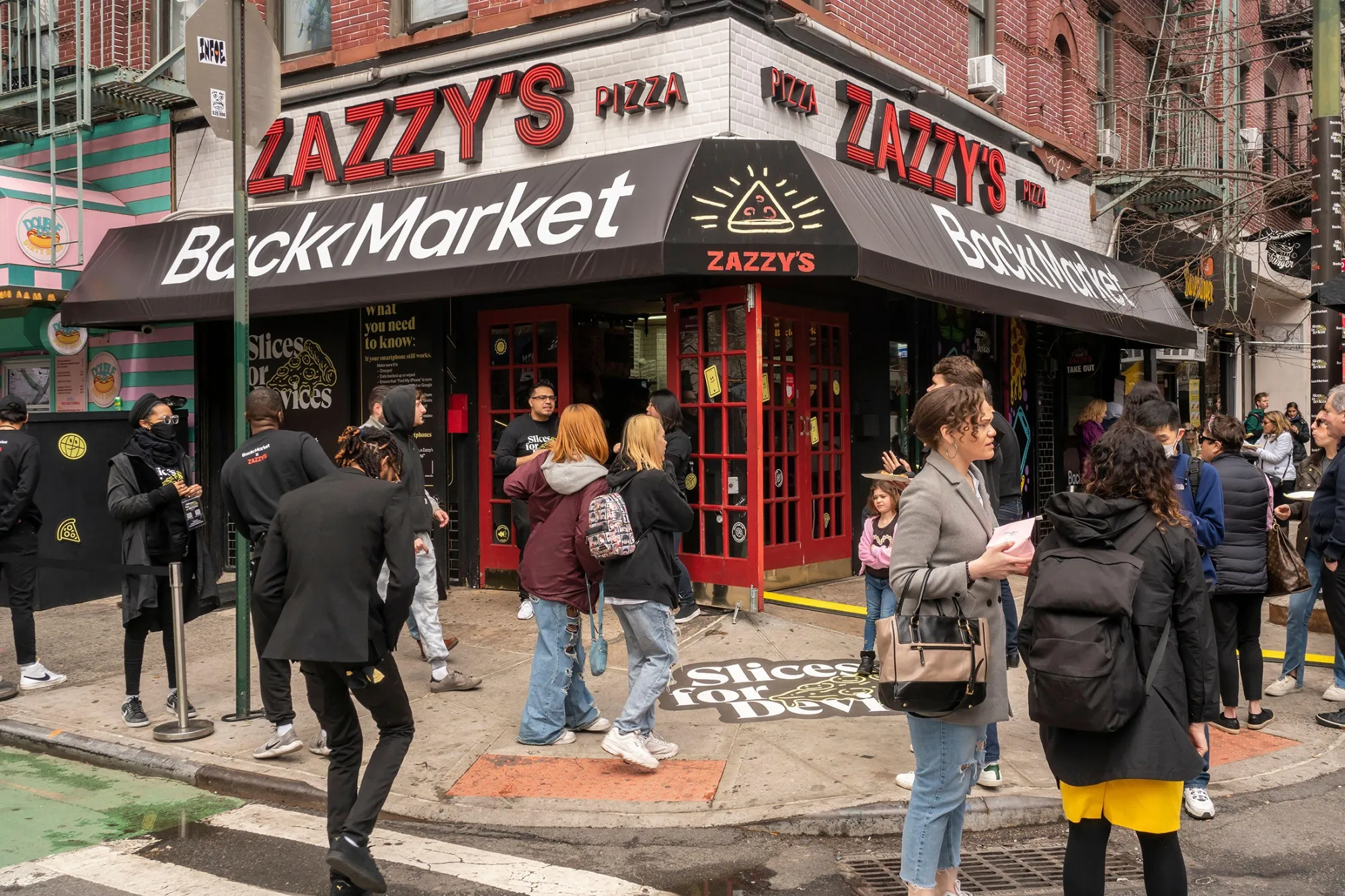 Zazzy’s Pizza on the Lower East Side in New York.