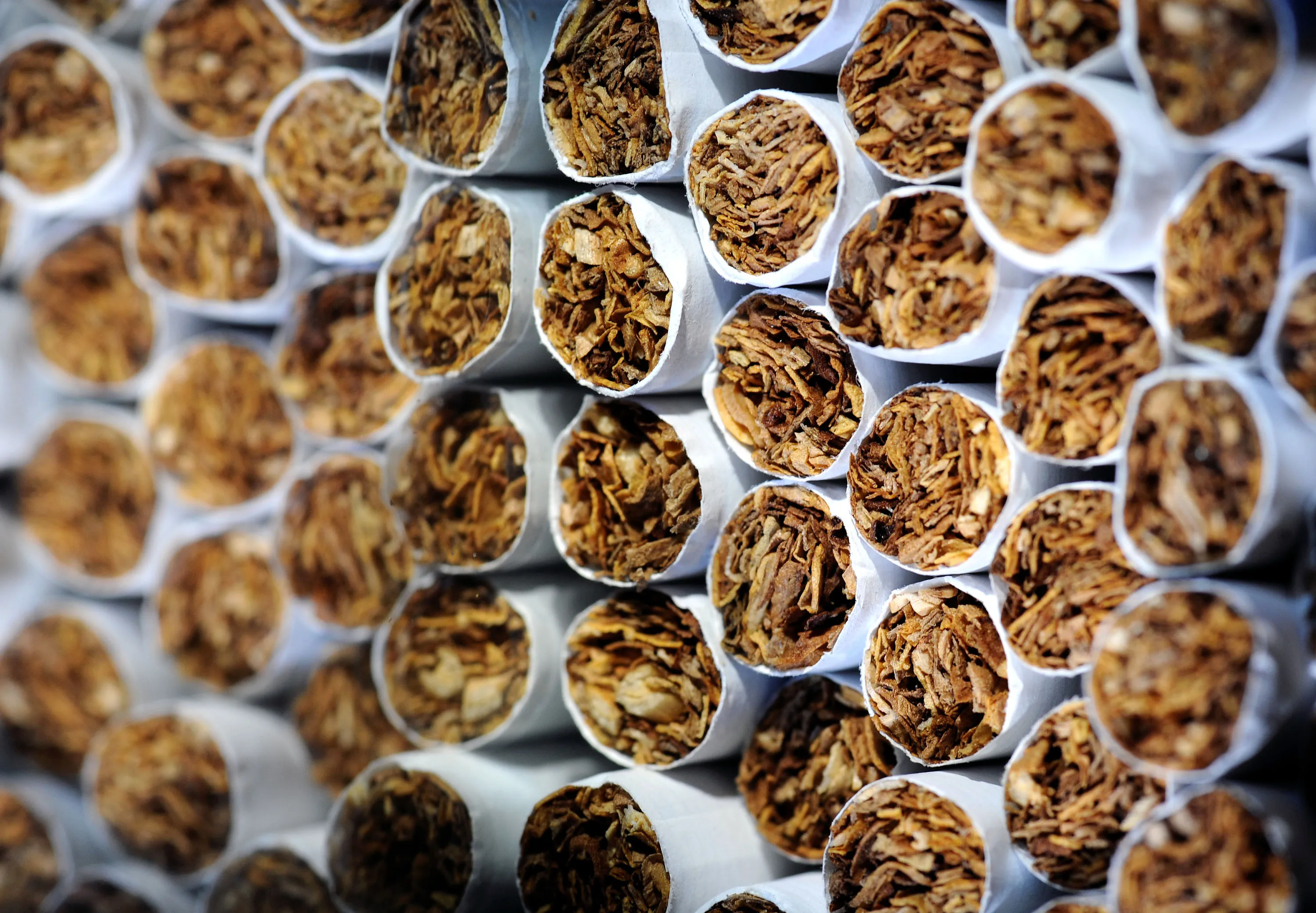A stack of cigarettes.