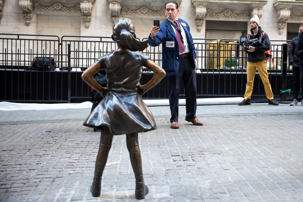 Wall Street's Fearless Girl Statue Gets New Place of Honor Bloomberg
