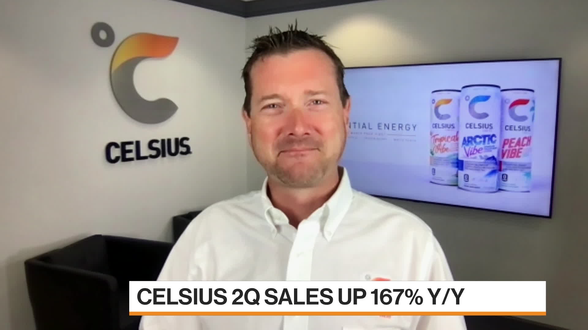 Watch Celsius Holdings CEO Touts Pepsi Deal Bloomberg