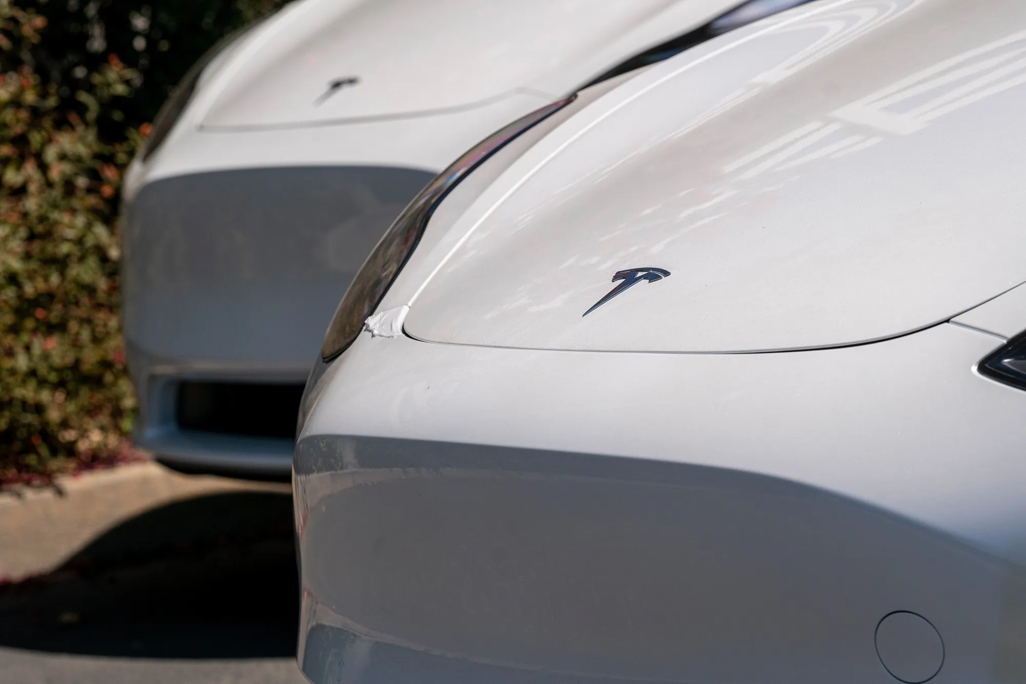 A Tesla Charging Station And Store Ahead Of Earnings Figures
