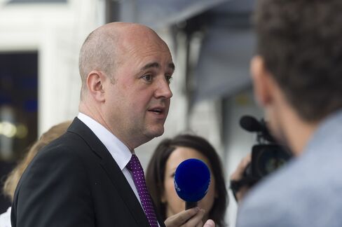 Swedish Prime Minister Fredrik Reinfeldt