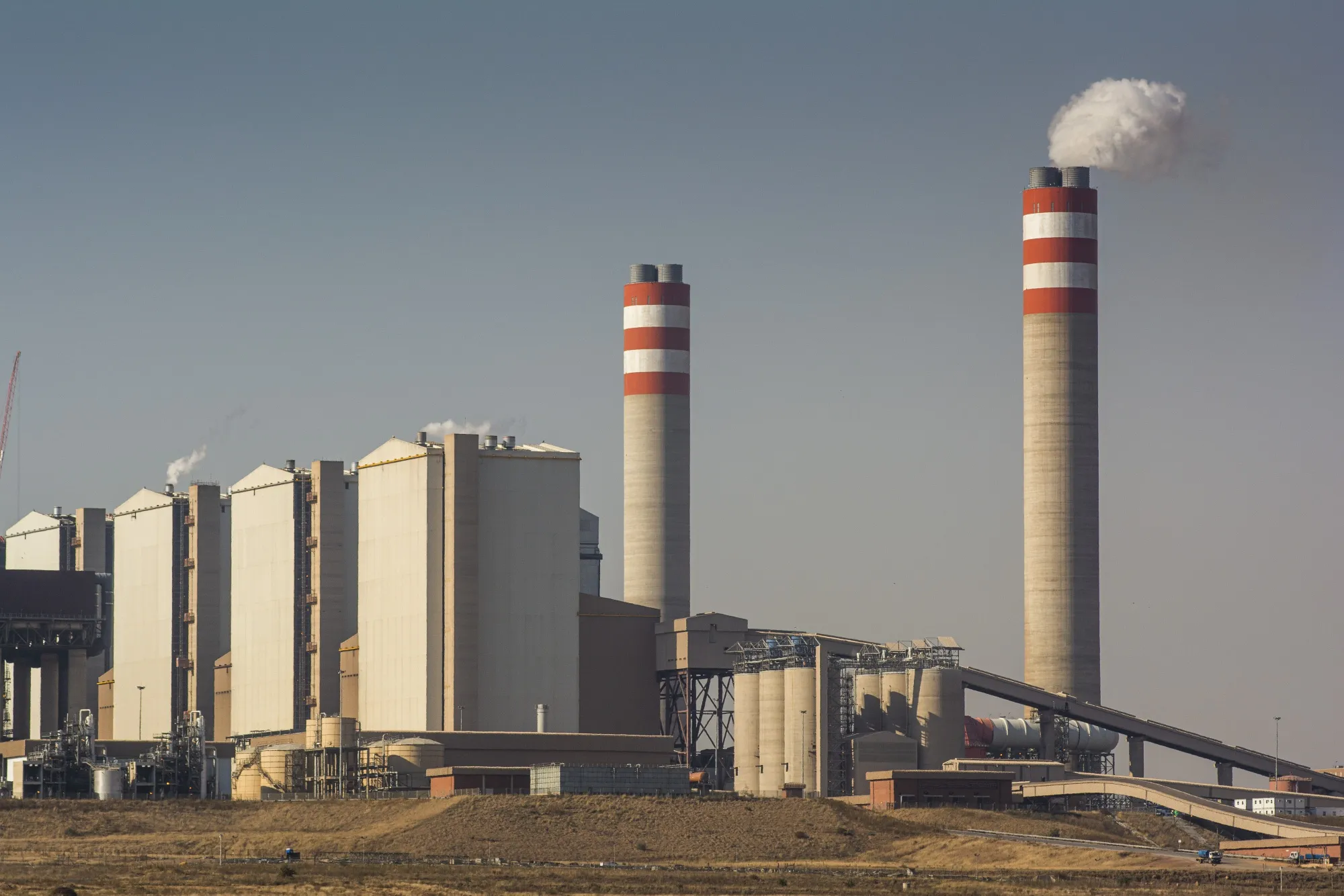 Emissions rise from the Eskom’s&nbsp;Kusile coal-fired power station near Witbank in Mpumalanga.