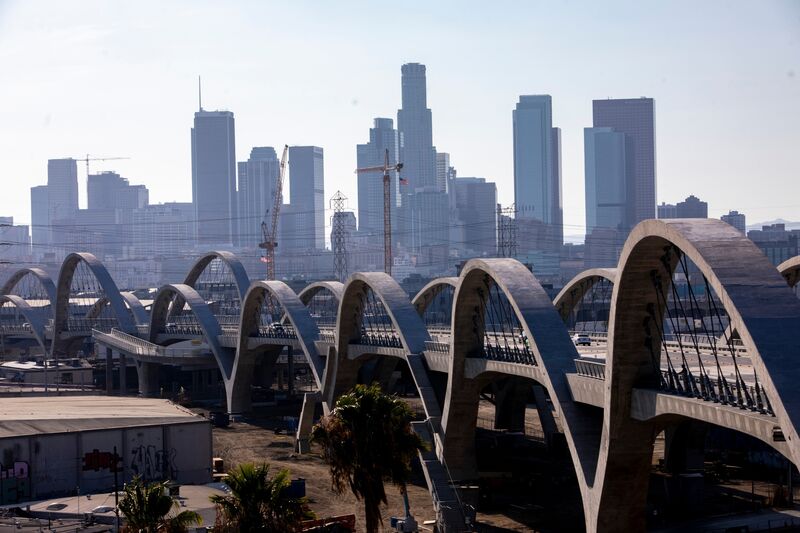 LA's New $588 Million Bridge Shuts Down After Crashes And Stunts