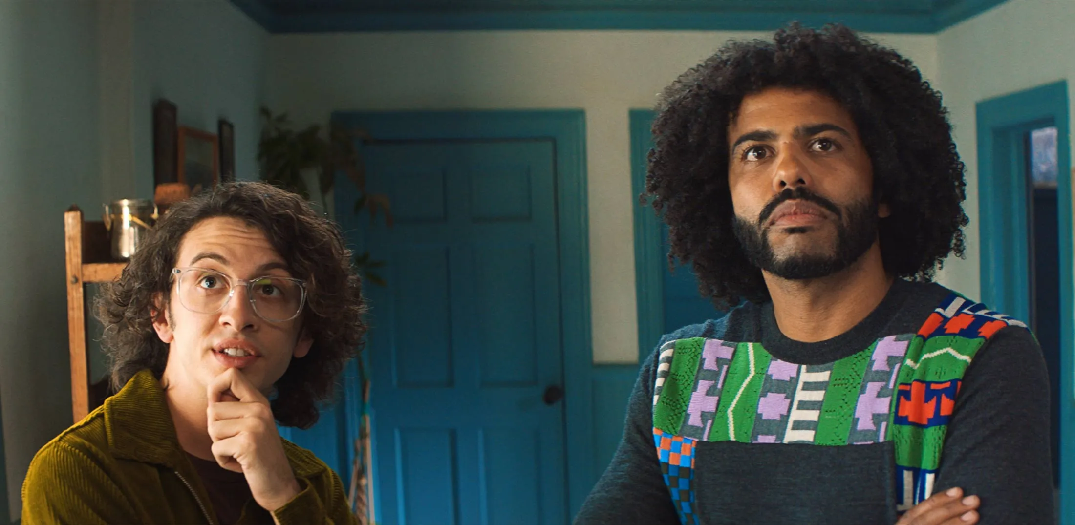 Daveed Diggs, right, in Zelle’s marketing campaign.