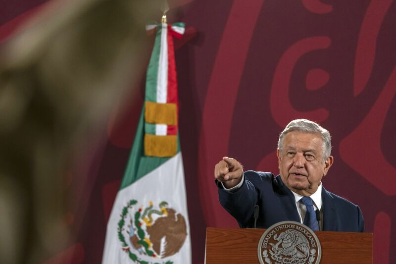 President Andres Manuel Lopez Obrador Holds Daily Press Conference 