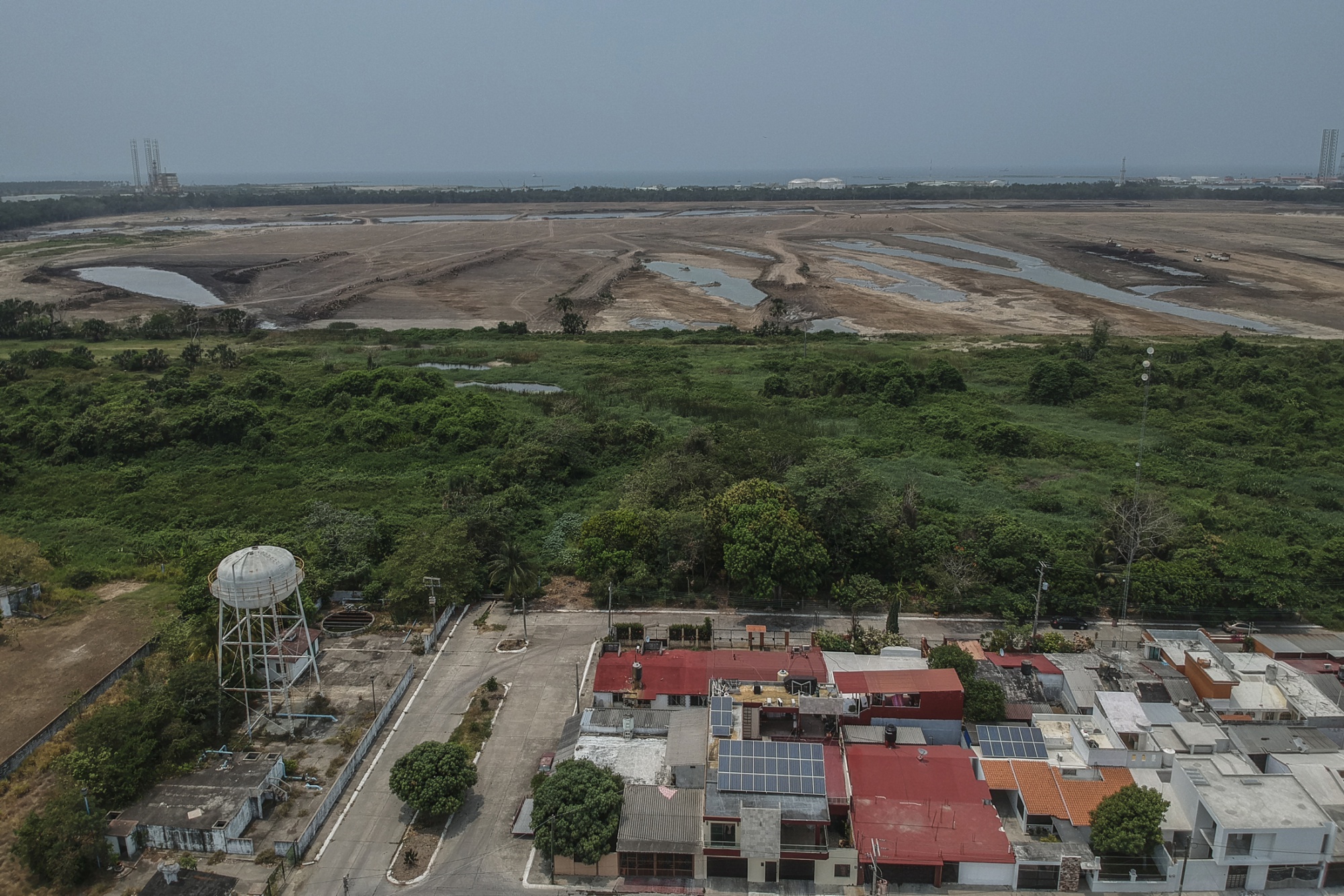 Dos Bocas refinery under construction in Paraiso in 2019.