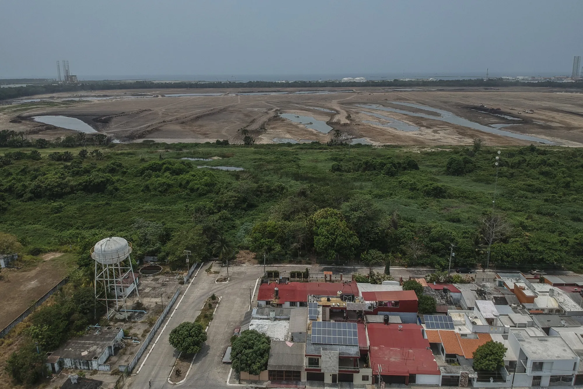 Dos Bocas refinery under construction in Paraiso in 2019.
