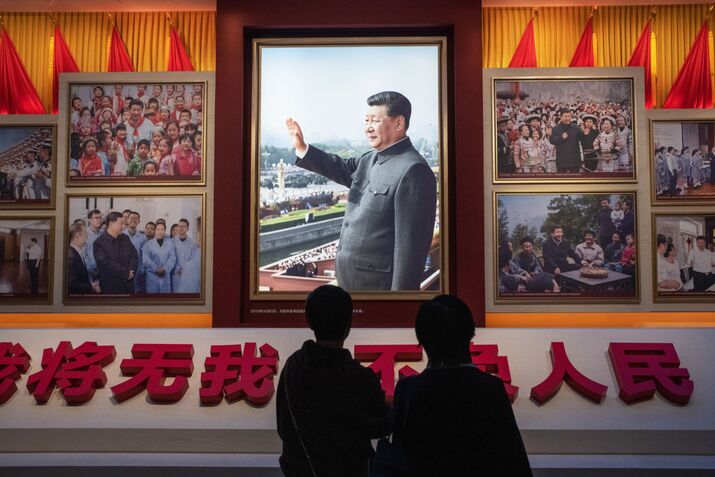Inside the Museum of the Chinese Communist Party In Beijing