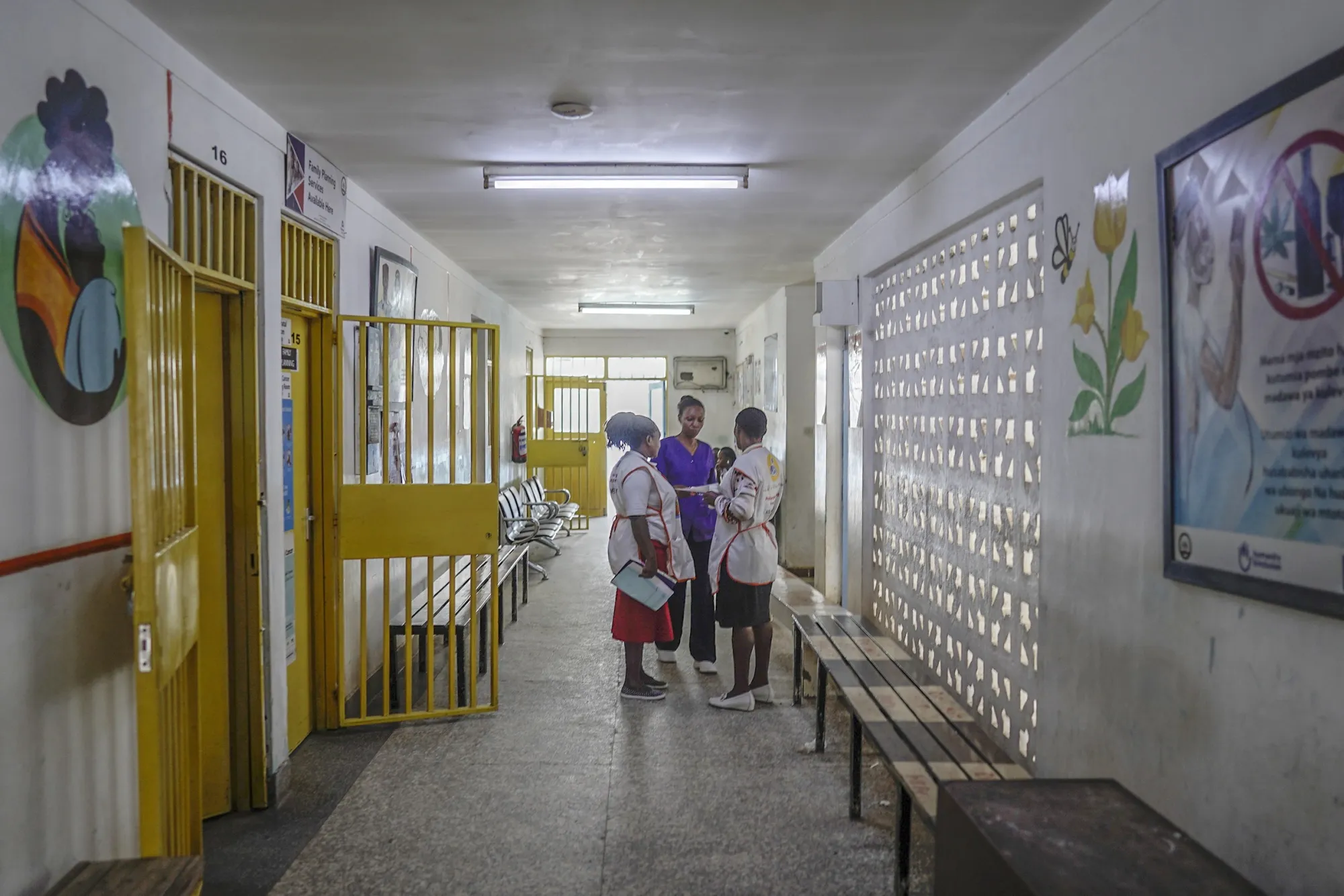 The Mathare North Health Center in Nairobi on Feb. 3.