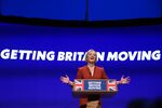 Liz Truss, UK prime minister, delivers her keynote speech during the Conservative Party’s annual autumn conference.