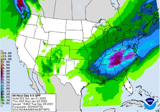 Southeastern U.S. Faces Severe Storm, Tornado Risks This Week