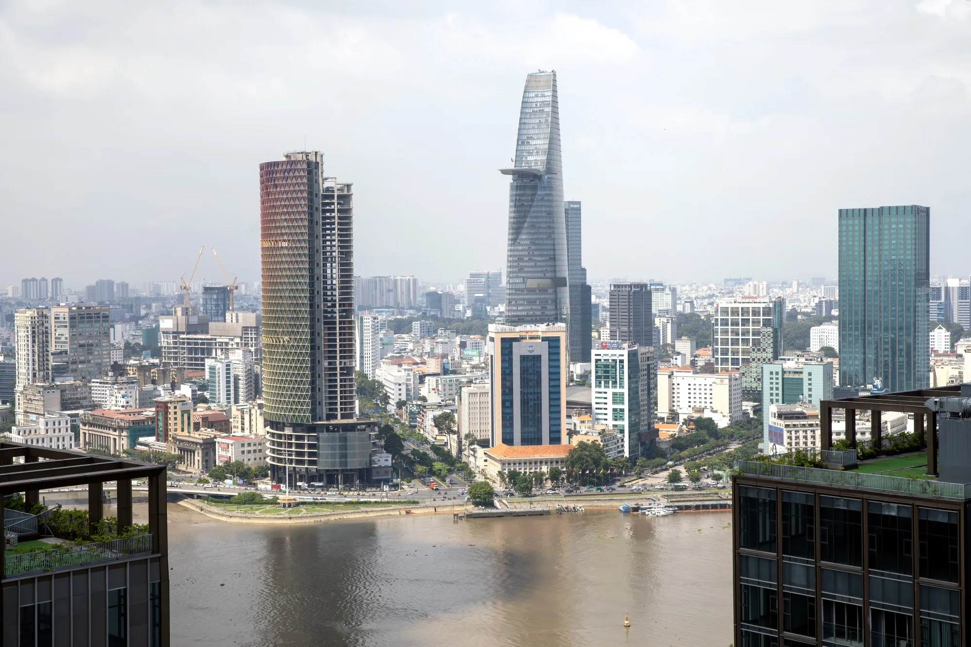 Ho Chi Minh City skyline.