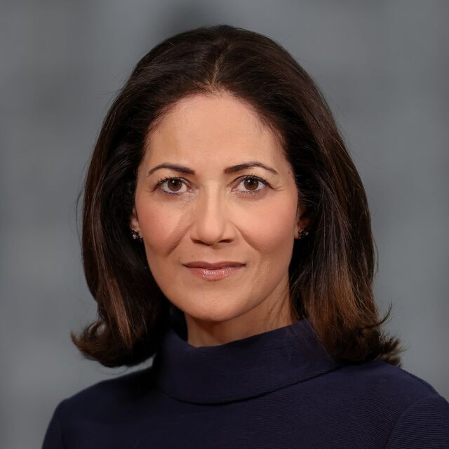 Portrait of Mishal Husain.