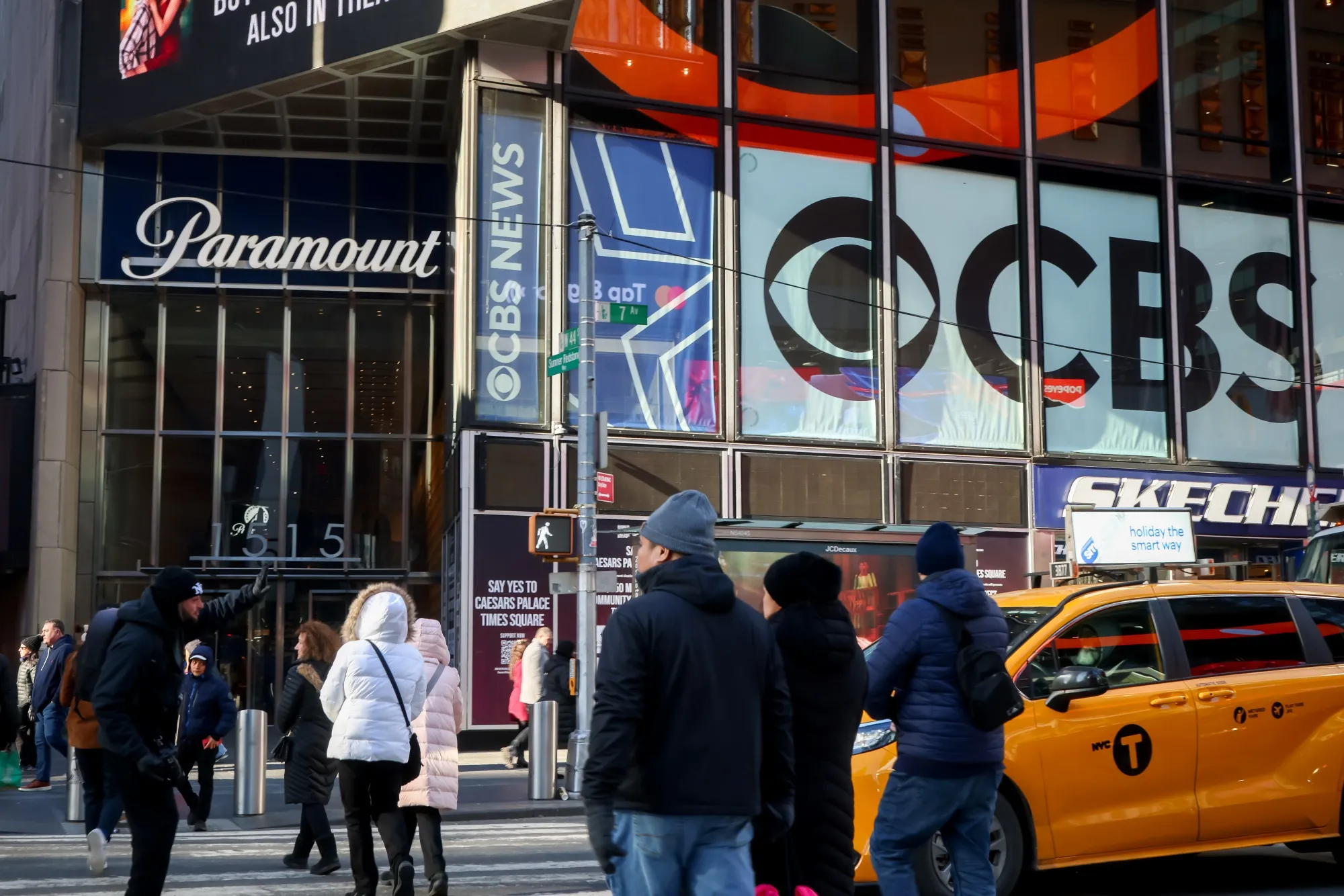 The Paramount headquarters in New York.