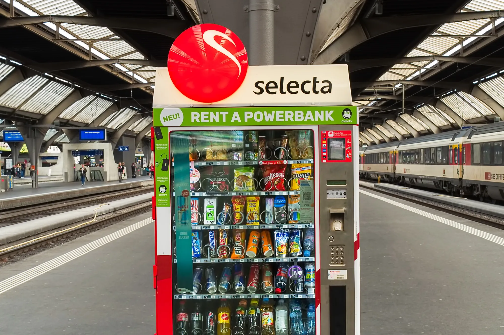 A Selecta vending machine.