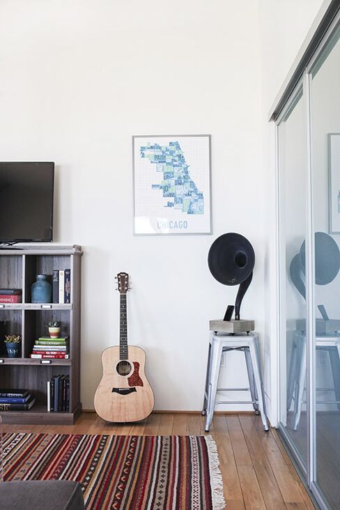 Remember when you thought you were going to learn how to play the guitar? (In a room by Haley Weidenbaum.)