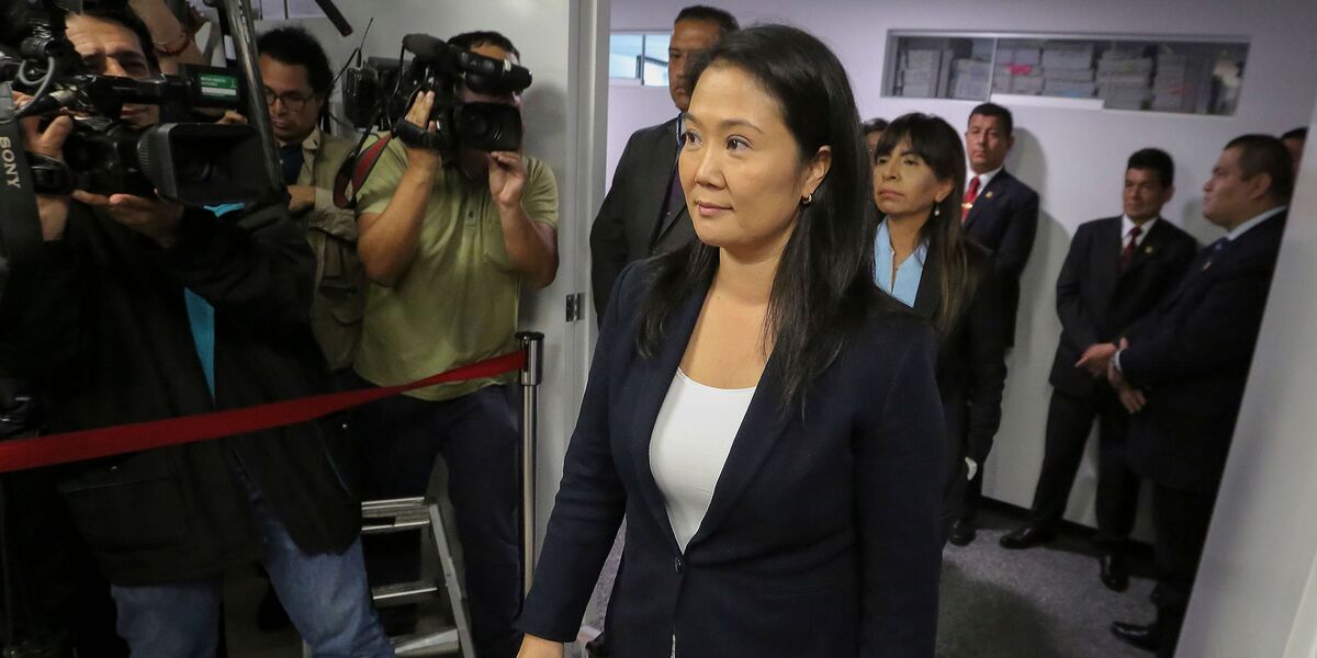 Peru Opposition Leader Fujimori Jailed in Odebrecht Probe - Bloomberg