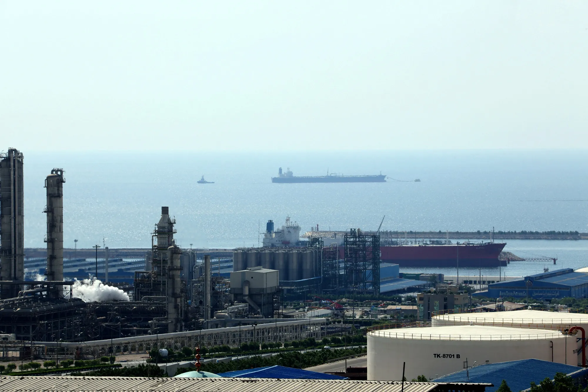 ペルシャ湾の南パルス天然ガス田