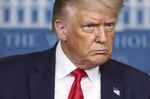 President Trump Holds News Conference In Brady Press Briefing Room