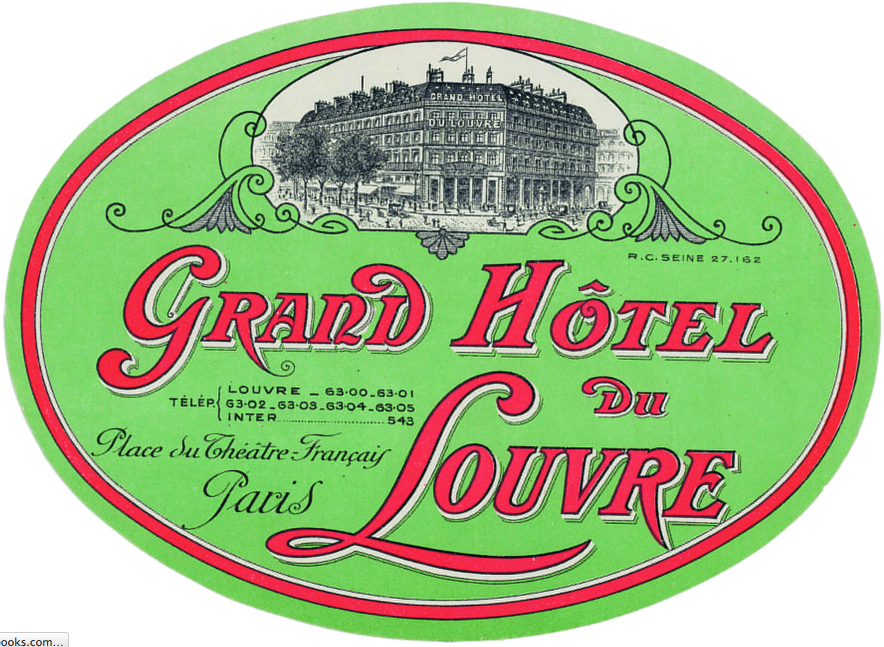 WORLD TOUR: VINTAGE HOTEL LABELS FROM THE COLLECTION OF GASTON