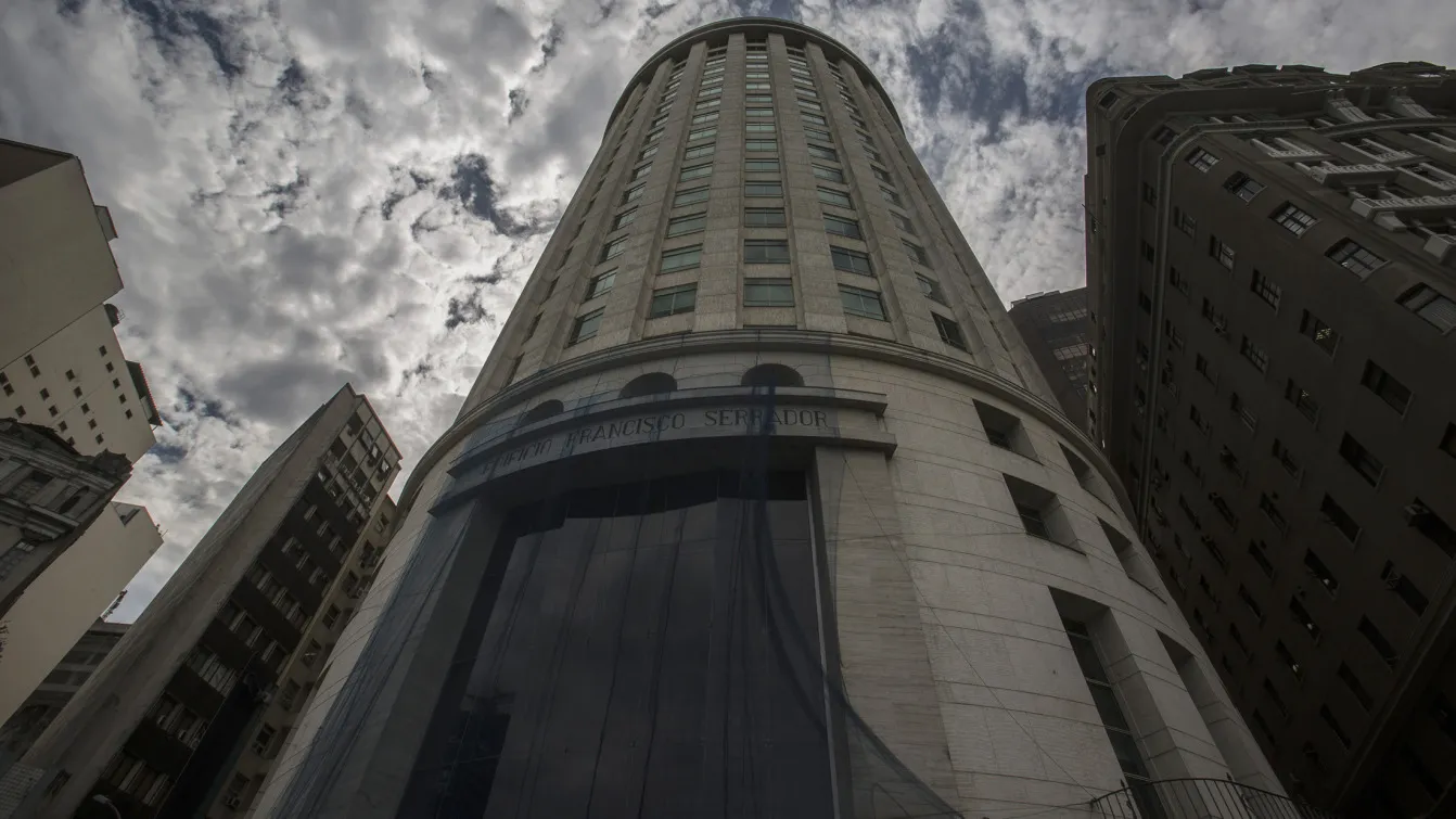 The 23-story Serrador building in Rio de Janeiro.
