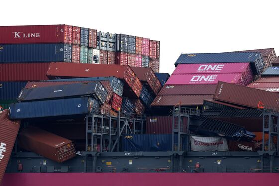 Shipping Containers Plunge Overboard as Supply Race Raises Risks