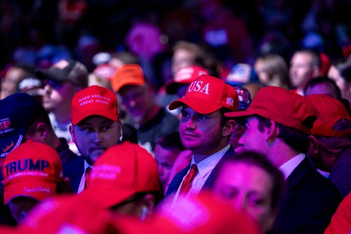 Donald Trump Holds Closing Campaign Rally In Michigan Ahead Of US Presidential Election