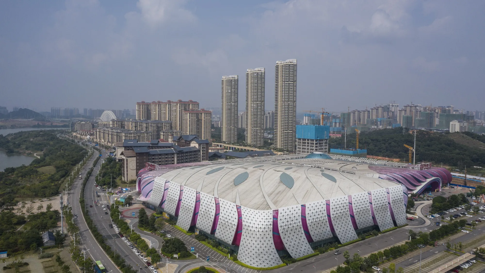 Wanda Mall in Nanning, Guangxi province, China.
