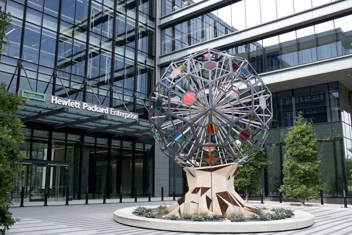 Hewlett Packard Enterprise Headquarters Ahead Of Earnings Figures